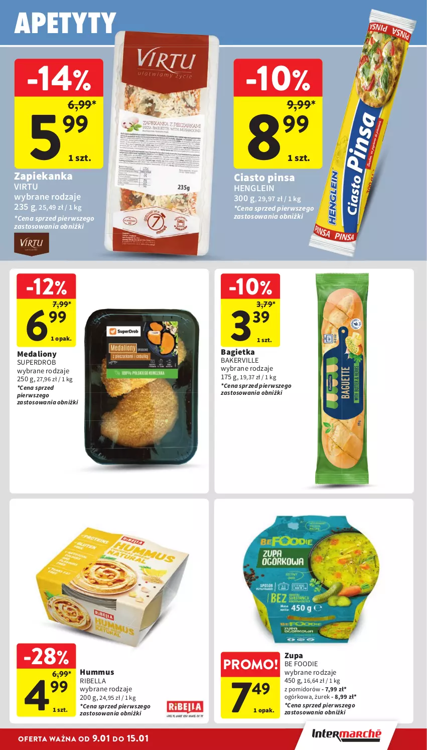 Gazetka promocyjna Intermarche - Gazetka Intermarche - ważna 09.01 do 15.01.2025 - strona 21 - produkty: Bagietka, Bell, Bella, Hummus, Lion, Mus, Virtu, Zapiekanka, Zupa