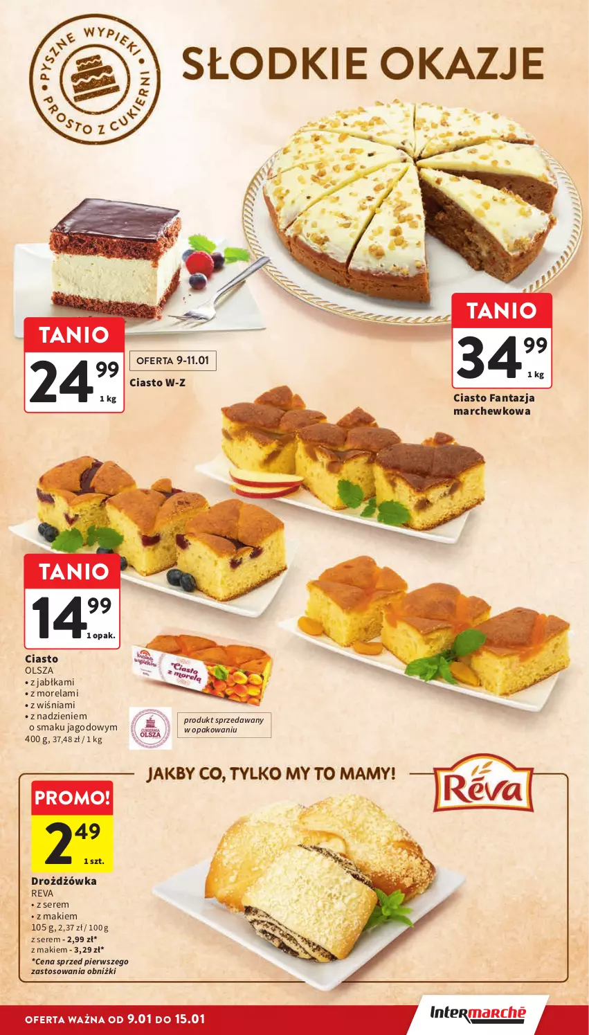 Gazetka promocyjna Intermarche - Gazetka Intermarche - ważna 09.01 do 15.01.2025 - strona 25 - produkty: Fa, Fanta, Jabłka, Morela, Ser