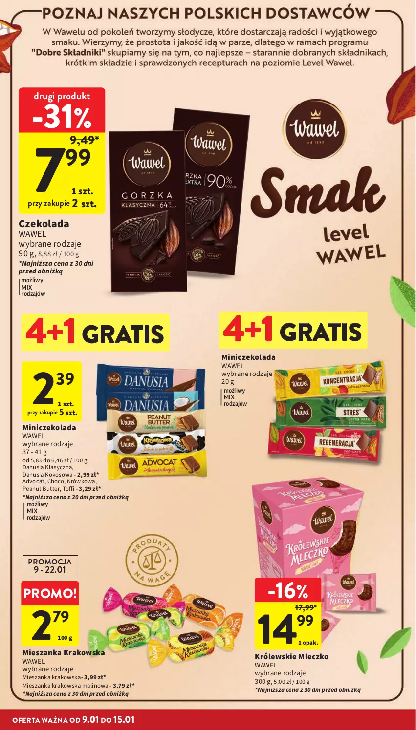 Gazetka promocyjna Intermarche - Gazetka Intermarche - ważna 09.01 do 15.01.2025 - strona 28 - produkty: Czekolada, Gra, Kokos, Królewski, Królewskie Mleczko, Mleczko, Wawel