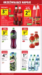 Gazetka promocyjna Intermarche - Gazetka Intermarche - Gazetka - ważna od 15.01 do 15.01.2025 - strona 32 - produkty: Nałęczowianka, Sok, Gin, Coca-Cola, Fortuna, Oranżada, Hellena, Napój gazowany, Tymbark, Fanta, Woda mineralna, Woda, Sprite, Napój, Nektar, Hortex, Fa