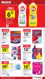 Gazetka promocyjna Intermarche - Gazetka Intermarche - Gazetka - ważna od 15.01 do 15.01.2025 - strona 37 - produkty: Sól, Pur, Gin, Tablet, Tampony, Somat, Odświeżacz powietrza, Carefree, Zmywarki, Wkładki, O.B., Tabletki do zmywarki, Ambi Pur