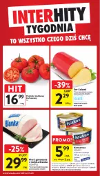 Gazetka promocyjna Intermarche - Gazetka Intermarche - Gazetka - ważna od 15.01 do 15.01.2025 - strona 4 - produkty: Konserwa turystyczna, Krakus, Sos, Ser, Salami, Wieprzowina, Ser salami, Bianka, Pomidor malinowy