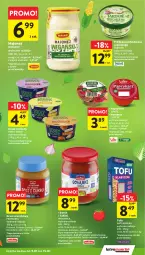 Gazetka promocyjna Intermarche - Gazetka Intermarche - Gazetka - ważna od 15.01 do 15.01.2025 - strona 9 - produkty: Majonez, Hummus, Sos, Ser, Mus, Paprykarz, Papryka, Winiary, Primavika, Tofu, Tarta, Sante, Fasola, Pulpety, Prima, Krem orzechowy, Deser, Bigos, Olej, Tartare, Fa