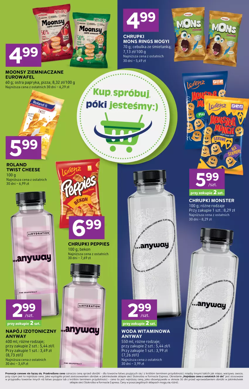 Gazetka promocyjna Stokrotka - Stokrotka Express - ważna 15.01 do 21.01.2026 - strona 5 - produkty: Beko, Chipsy, Chrupki, Gra, Mięso, Napój, Napój izotoniczny, Owoce, Papryka, Pizza, Warzywa, Woda