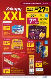 Gazetka promocyjna Aldi - Gazetka - ważna od 22.05 do 22.05.2021 - strona 15 - produkty: Ciastka, Ser, Gra, Prince Polo, Bourbon, Sati, Dr Gerard, Wafelek, Klej, Tera, Lody, Rogal, Knoppers, Deser, Album, Kakao, Psi Patrol, Kokos, Fa