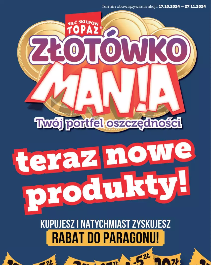 Gazetka promocyjna Topaz - Gazetka - ważna 14.11 do 27.11.2024 - strona 1