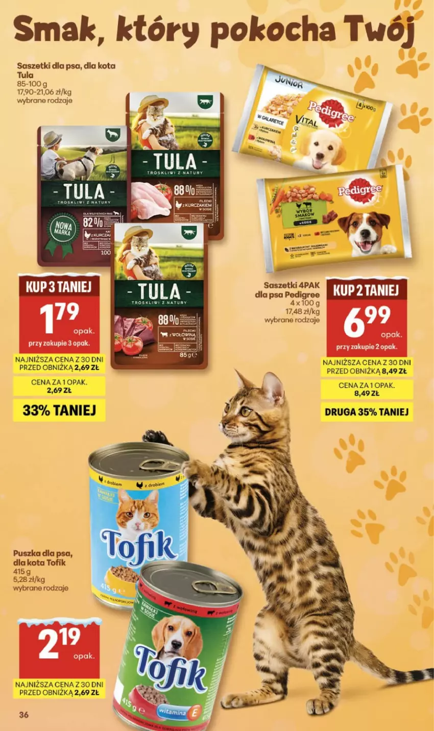 Gazetka promocyjna Delikatesy Centrum - Franczyza DC05 Czwartek - ważna 29.01 do 04.02.2026 - strona 36 - produkty: Koc, Pedigree