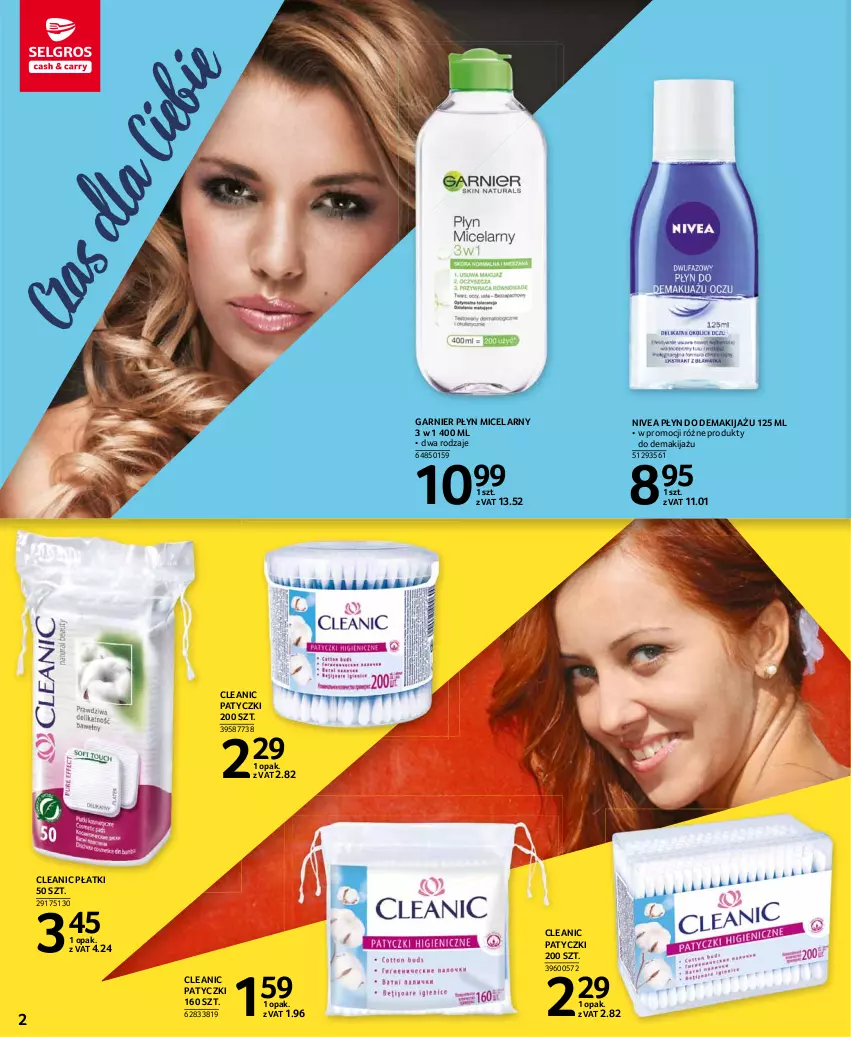 Gazetka promocyjna Selgros - Katalog Uroda - ważna 08.03 do 04.08.2021 - strona 2 - produkty: Cleanic, Garnier, Makijaż, Nivea, Płyn micelarny