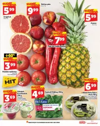 Gazetka promocyjna Topaz - Gazetka - Gazetka - ważna od 13.08 do 13.08.2025 - strona 11 - produkty: Top, Ser, Papryka słodka, Oliwki, Papryka, Sałat, Nektarynka, Pomidor malinowy, Nektar, Grejpfrut, Szpinak