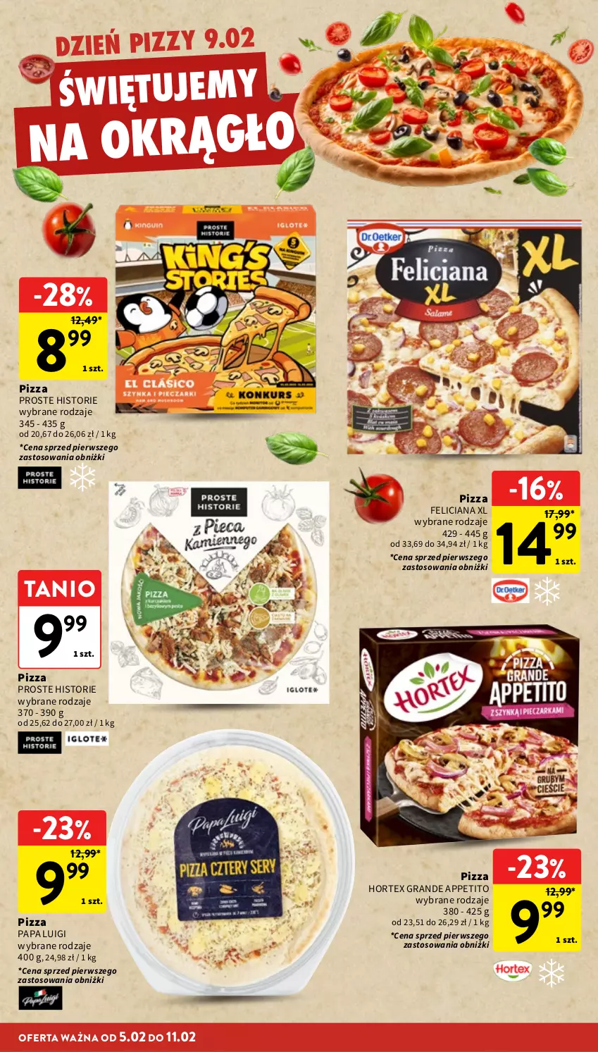 Gazetka promocyjna Intermarche - Gazetka Intermarche - ważna 05.02 do 11.02.2026 - strona 24 - produkty: Feliciana, Gra, Hortex, Pizza