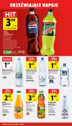 Gazetka promocyjna Intermarche - Gazetka Intermarche - Gazetka - ważna od 11.02 do 11.02.2026 - strona 32 - produkty: Nałęczowianka, Sok, Pepsi max, Cytryny, Mirinda, Napoje, Pepsi, Woda mineralna, Kubuś, Napój niegazowany, Staropolanka, Woda, Napój, Grejpfrut