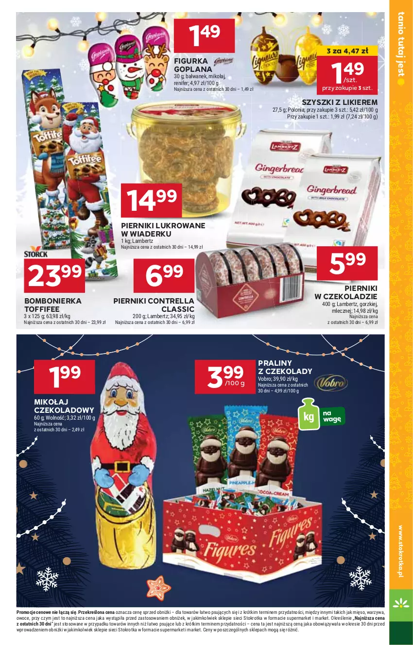 Gazetka promocyjna Stokrotka - Supermarket Opole/Radom - ważna 12.12 do 18.12.2024 - strona 17 - produkty: Goplana, HP, LANA, Likier, Piernik, Pierniki w czekoladzie, Praliny, Toffifee