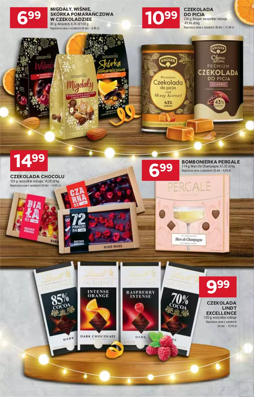 Gazetka promocyjna Stokrotka - Supermarket Opole/Radom - ważna 12.12 do 18.12.2024 - strona 19 - produkty: Czekolada, HP, Lindt, Migdały