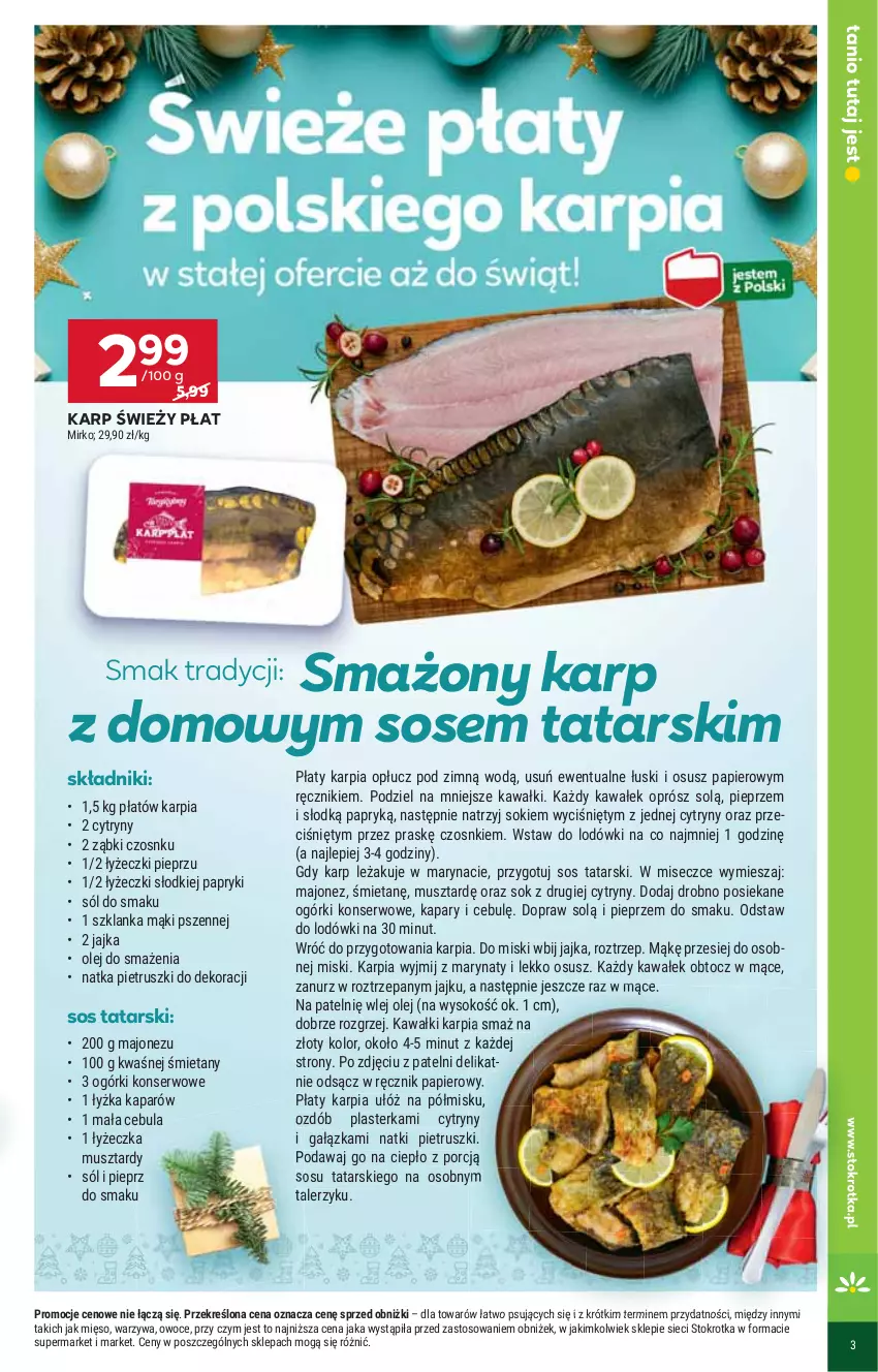 Gazetka promocyjna Stokrotka - Supermarket Opole/Radom - ważna 12.12 do 18.12.2024 - strona 35 - produkty: HP, Karp, Sos