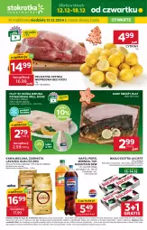 Gazetka promocyjna Stokrotka - Supermarket Opole/Radom - Gazetka - ważna od 18.12 do 18.12.2024 - strona 1 - produkty: JBL, Gra, 7up, Szynka wieprzowa, Miruna, Cytryny, Mirinda, Kawa mielona, Kawa, Karp, Tago, Szynka, Pepsi, Lavazza, Masło, Lazur, Napój, HP