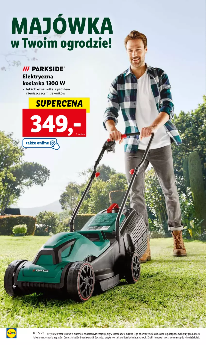 Gazetka promocyjna Lidl - GAZETKA - ważna 24.04 do 26.04.2023 - strona 62 - produkty: Kosiarka