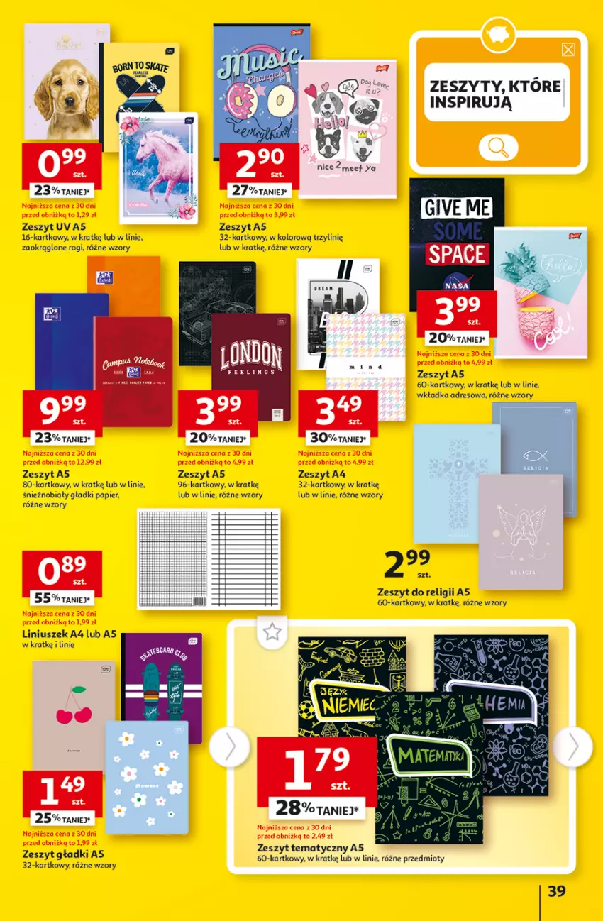 Gazetka promocyjna Auchan - Gazetka TANIE zakupy Hipermarket Auchan - ważna 24.08 do 30.08.2023 - strona 39 - produkty: Dres, Papier