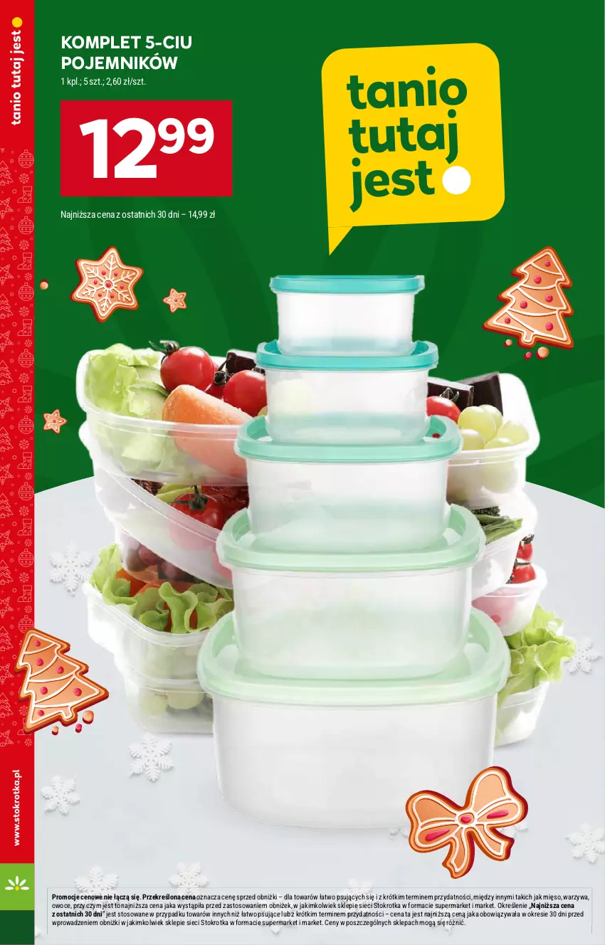 Gazetka promocyjna Stokrotka - Supermarket Opole/Radom - ważna 05.12 do 11.12.2024 - strona 46 - produkty: Bakoma, Jogurt, Jogurt naturalny, Mięso, Owoce, Pojemnik, Ser, Serek, Serek homogenizowany, Top, Warzywa