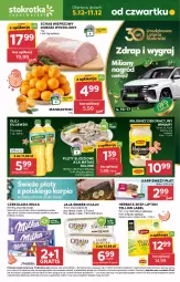 Gazetka promocyjna Stokrotka - Supermarket Opole/Radom - Gazetka - ważna od 11.12 do 11.12.2024 - strona 1 - produkty: Mandarynki, Majonez, Warzywa, Kujawski, Por, Gra, Jaja, Winiary, Karp, Schab wieprzowy, Lipton, Czekolada, Owoce, Herbata, Olej, Mięso, Milka