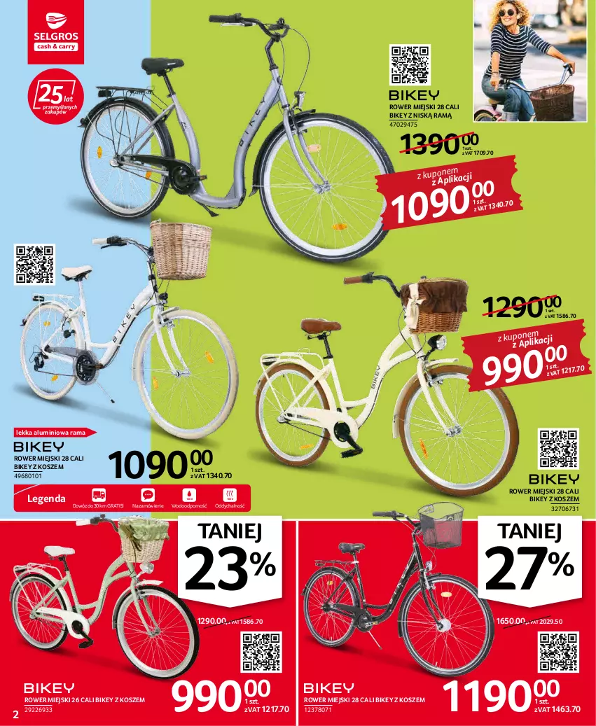 Gazetka promocyjna Selgros - Oferta przemysłowa - ważna 19.04 do 04.05.2022 - strona 2 - produkty: Gra, Kosz, Por, Rama, Rower