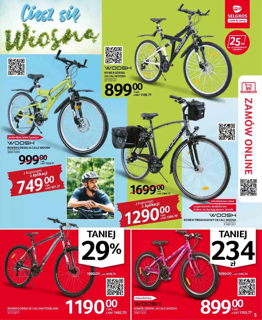 Gazetka promocyjna Selgros - Oferta przemysłowa - ważna 19.04 do 04.05.2022 - strona 5 - produkty: Rama, Rower