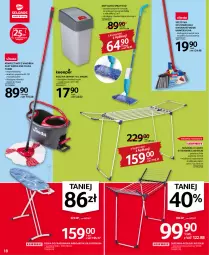 Gazetka promocyjna Selgros - Oferta przemysłowa - Gazetka - ważna od 04.05 do 04.05.2022 - strona 18 - produkty: Kosz na odpady, Mop, Asus, Deska do prasowania, Szczotka, Kosz, Wiadro, Suszarka