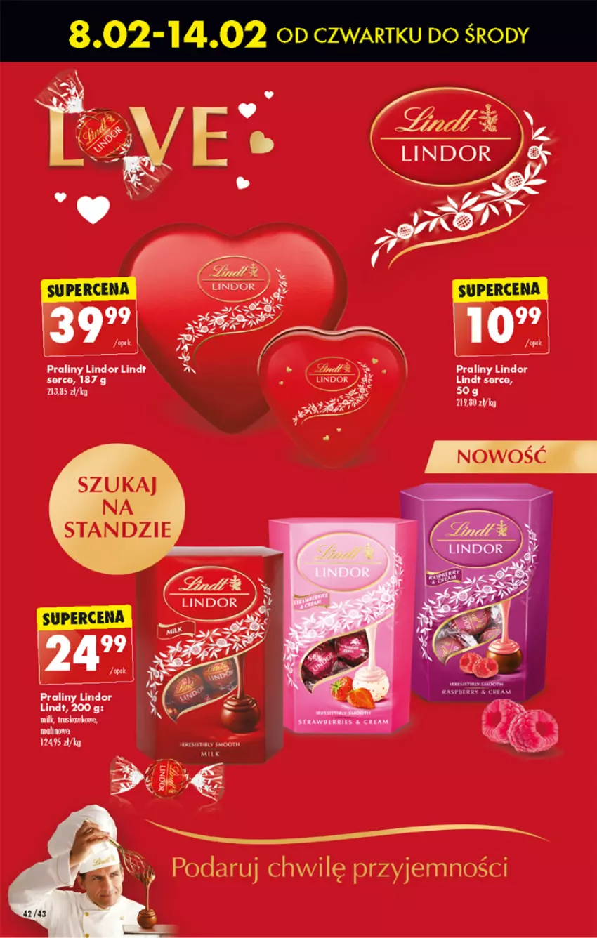 Gazetka promocyjna Biedronka - Od czwartku - ważna 08.02 do 14.02.2024 - strona 46 - produkty: LG, Lindor, Lindt