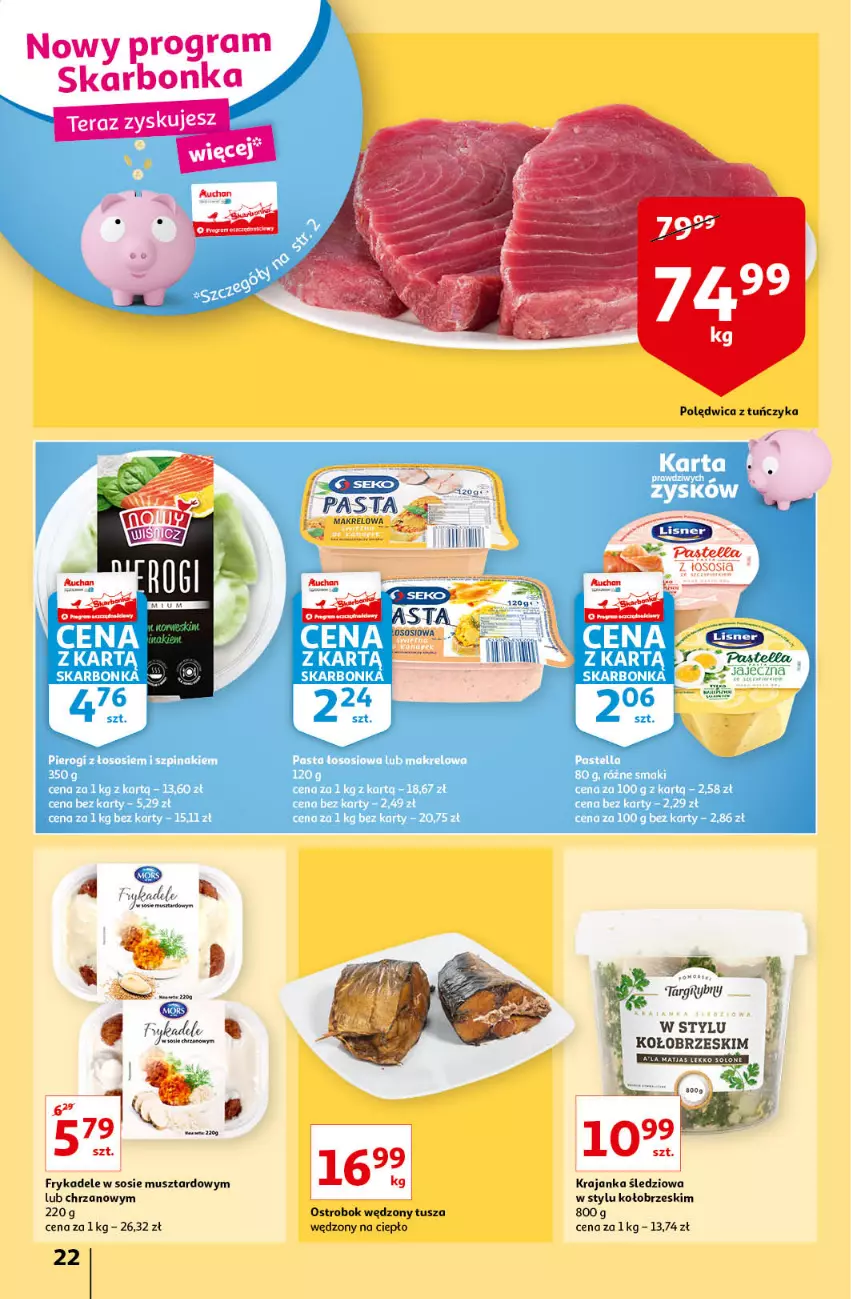 Gazetka promocyjna Auchan - przeNISKIE CENY na przebojowe marki Hipermarkety - ważna 10.02 do 16.02.2022 - strona 22 - produkty: Chrzan, Gra, Gry, Mus, Polędwica, Sos, Tuńczyk, Tusz