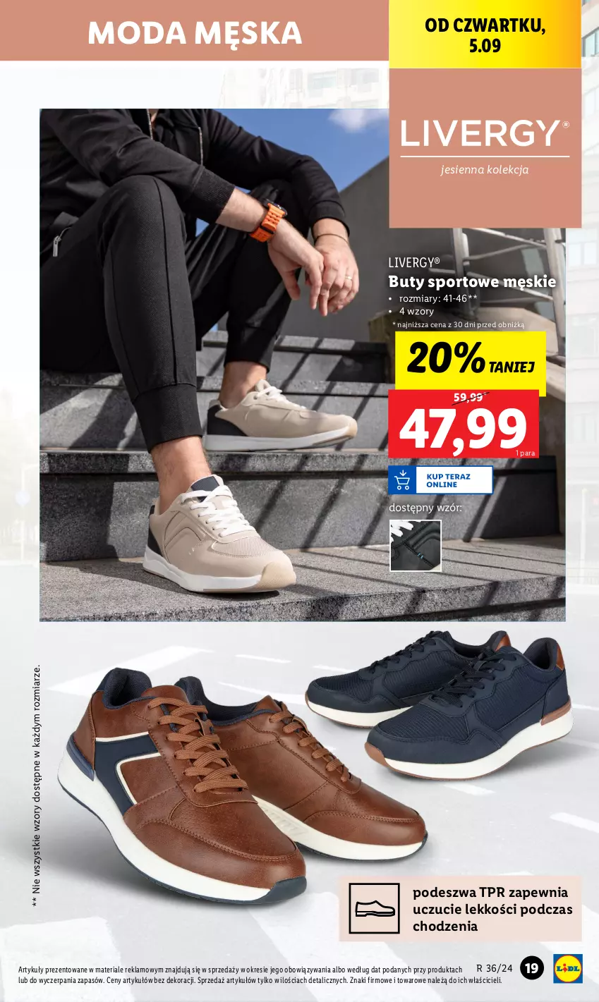 Gazetka promocyjna Lidl - GAZETKA - ważna 02.09 do 07.09.2024 - strona 25 - produkty: Buty, Moda, Por, Sport