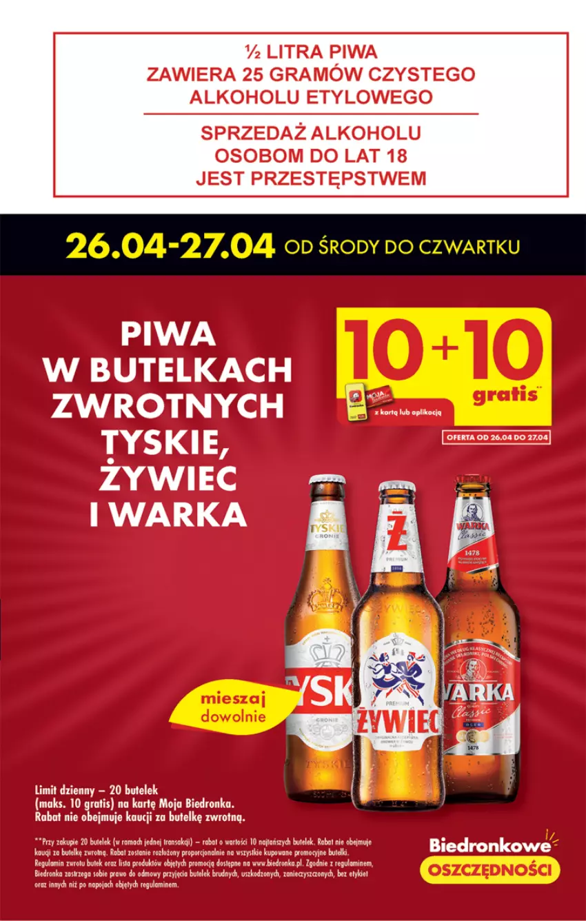 Gazetka promocyjna Biedronka - ważna 24.04 do 29.04.2023 - strona 7 - produkty: Dron, Gra, Piwa, Rama, Warka