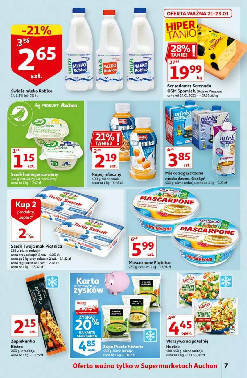 Gazetka promocyjna Auchan - Zbijamy Ceny Supermarkety - ważna 21.01 do 27.01.2021 - strona 7