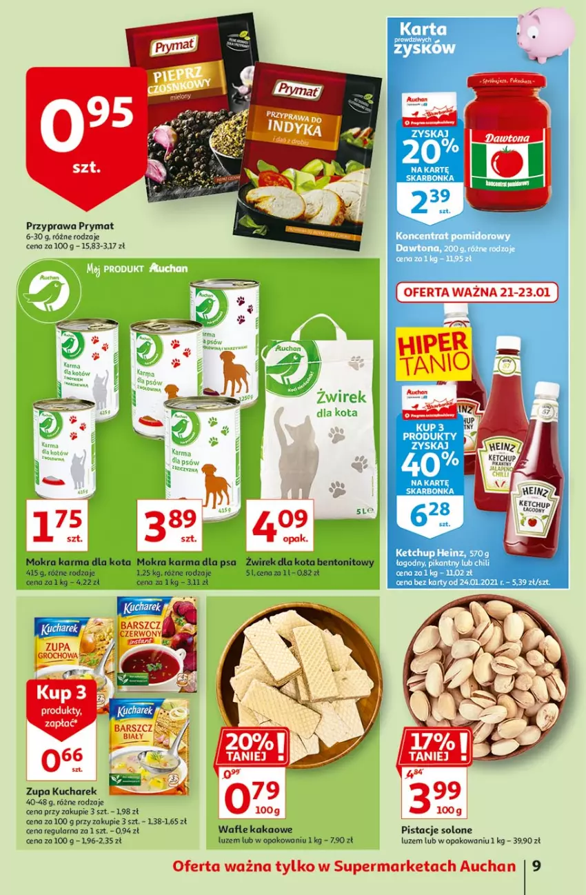 Gazetka promocyjna Auchan - Zbijamy Ceny Supermarkety - ważna 21.01 do 27.01.2021 - strona 9