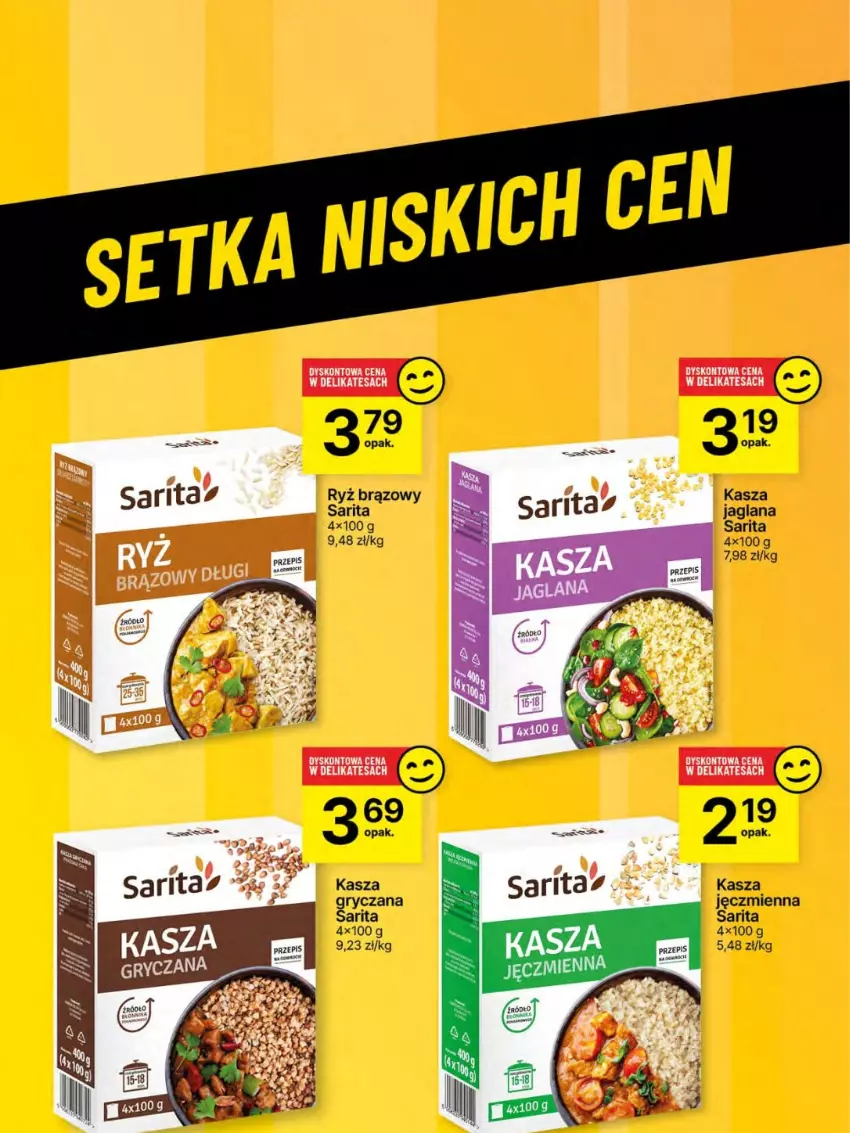 Gazetka promocyjna Delikatesy Centrum - Franczyza DC20 Czwartek - ważna 15.05 do 21.05.2025 - strona 51 - produkty: Gry, Kasza, Kasza gryczana, Kasza jaglana, Kasza jęczmienna, LANA, Ryż, Sarita