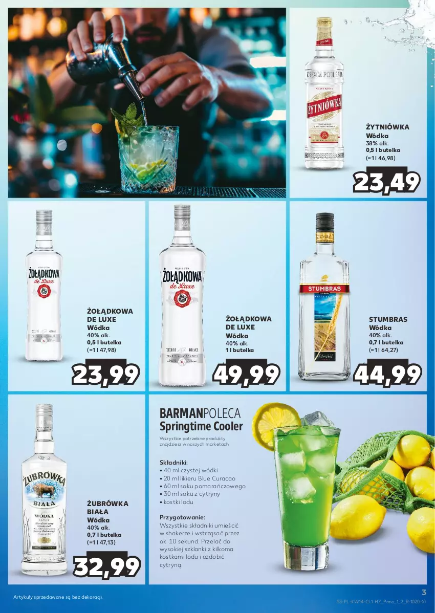 Gazetka promocyjna Kaufland - Barek Kauflandu - ważna 04.04 do 17.04.2024 - strona 3 - produkty: Cytryny, Lanki, Likier, Sok, Wódka