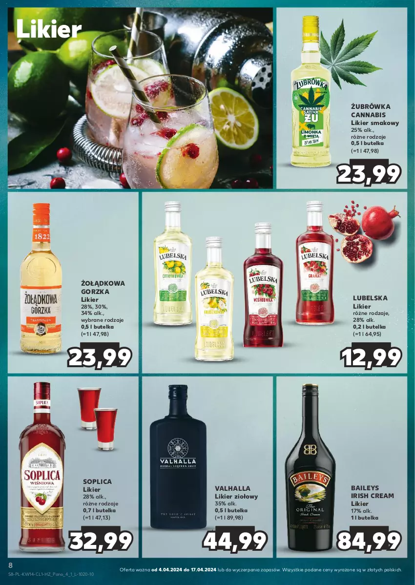 Gazetka promocyjna Kaufland - Barek Kauflandu - ważna 04.04 do 17.04.2024 - strona 8 - produkty: Likier, Soplica