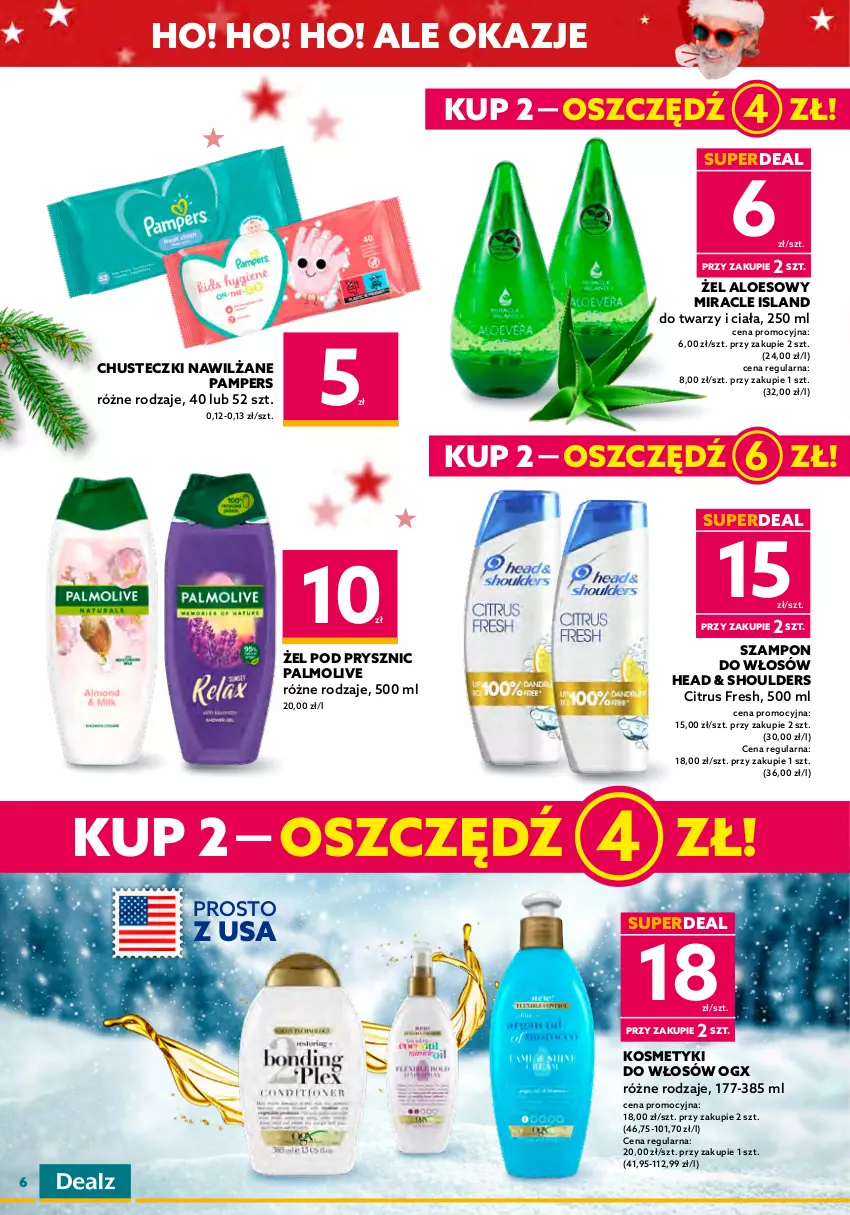 Gazetka promocyjna Dealz - NOWA GAZETKAŚwiętuj najlepsze okazje! - ważna 16.11 do 29.11.2022 - strona 6 - produkty: Chusteczki, Isla, Palmolive, Pampers, Skrzat, Szampon