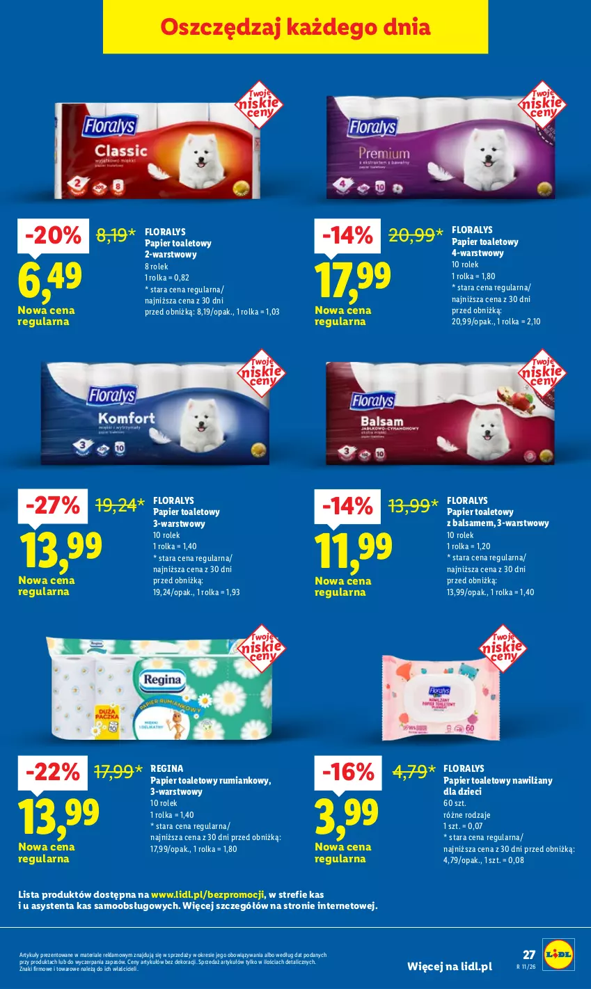 Gazetka promocyjna Lidl - GAZETKA - ważna 12.03 do 14.03.2026 - strona 27 - produkty: Dzieci, Flora, Gin, Papier, Papier toaletowy, Rum