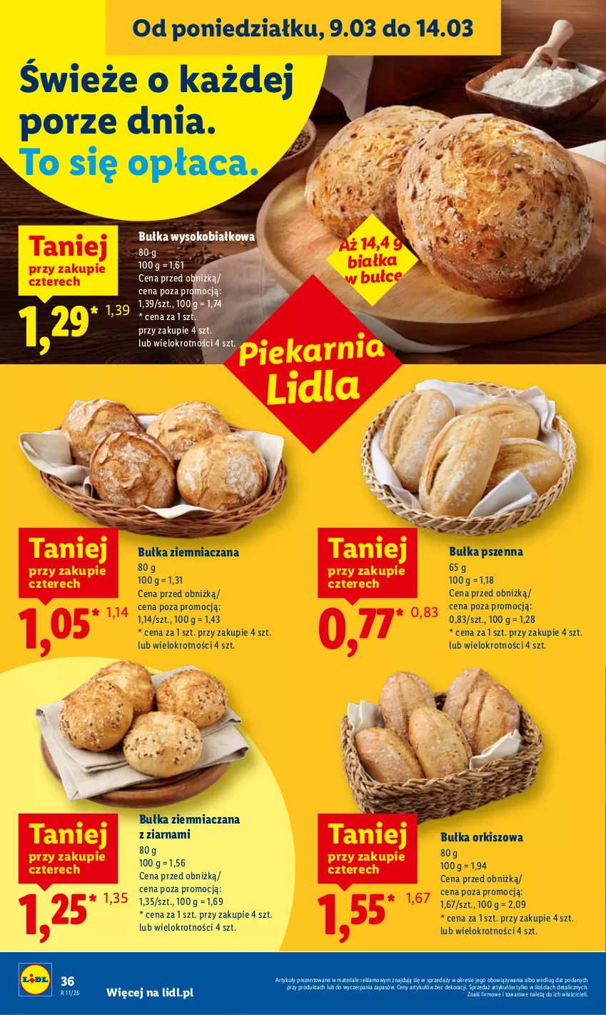 Gazetka promocyjna Lidl - GAZETKA - ważna 12.03 do 14.03.2026 - strona 38 - produkty: Bułka, Por, Sok