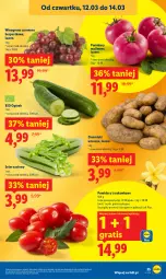 Gazetka promocyjna Lidl - GAZETKA - Gazetka - ważna od 14.03 do 14.03.2026 - strona 37 - produkty: Gra, Ogórek, Ziemniaki, Winogrona, Seler naciowy, Wino, Pomidory