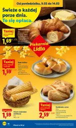 Gazetka promocyjna Lidl - GAZETKA - Gazetka - ważna od 14.03 do 14.03.2026 - strona 42 - produkty: Ser, Por, Croissant, Rogal