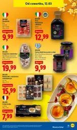 Gazetka promocyjna Lidl - GAZETKA - Gazetka - ważna od 14.03 do 14.03.2026 - strona 55 - produkty: Makaron, Ocet balsamiczny, Oliwki, Carpaccio, Stek, Olej, Ocet, Crème brûlée