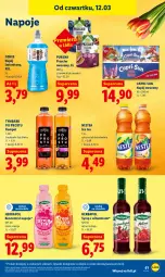 Gazetka promocyjna Lidl - GAZETKA - Gazetka - ważna od 14.03 do 14.03.2026 - strona 63 - produkty: Pur, Ice tea, Napoje, Napój izotoniczny, Tymbark, Syrop, Oshee, Napój, Nestea, Herbapol
