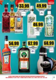 Gazetka promocyjna Topaz - Gazetka - Gazetka - ważna od 31.12 do 31.12.2023 - strona 5 - produkty: Gin, Jagermeister, Sheridan's, Wódka, Likier, Aperol