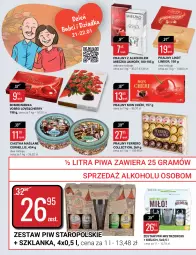 Gazetka promocyjna Bi1 - Stawiamy na wagę - Gazetka - ważna od 25.01 do 25.01.2022 - strona 2 - produkty: Piwa, Ciastka, Gra, Praliny, Lindor, Mon Chéri, Alkohole, Ferrero, Szklanka, Lindt