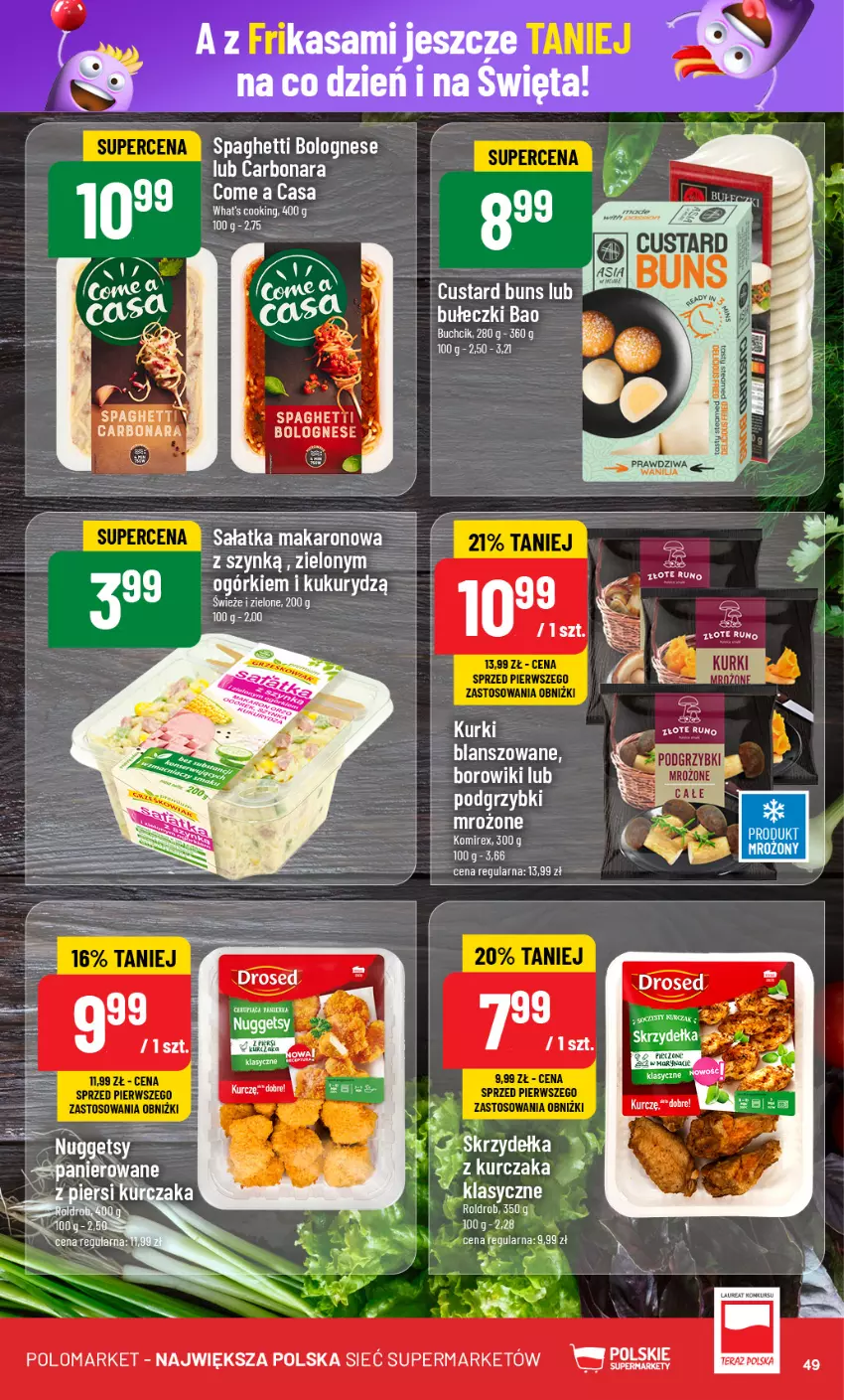 Gazetka promocyjna PoloMarket - Gazetka pomocyjna - ważna 20.11 do 26.11.2024 - strona 49 - produkty: Borowiki, Gry, Lody, Piec, Spaghetti