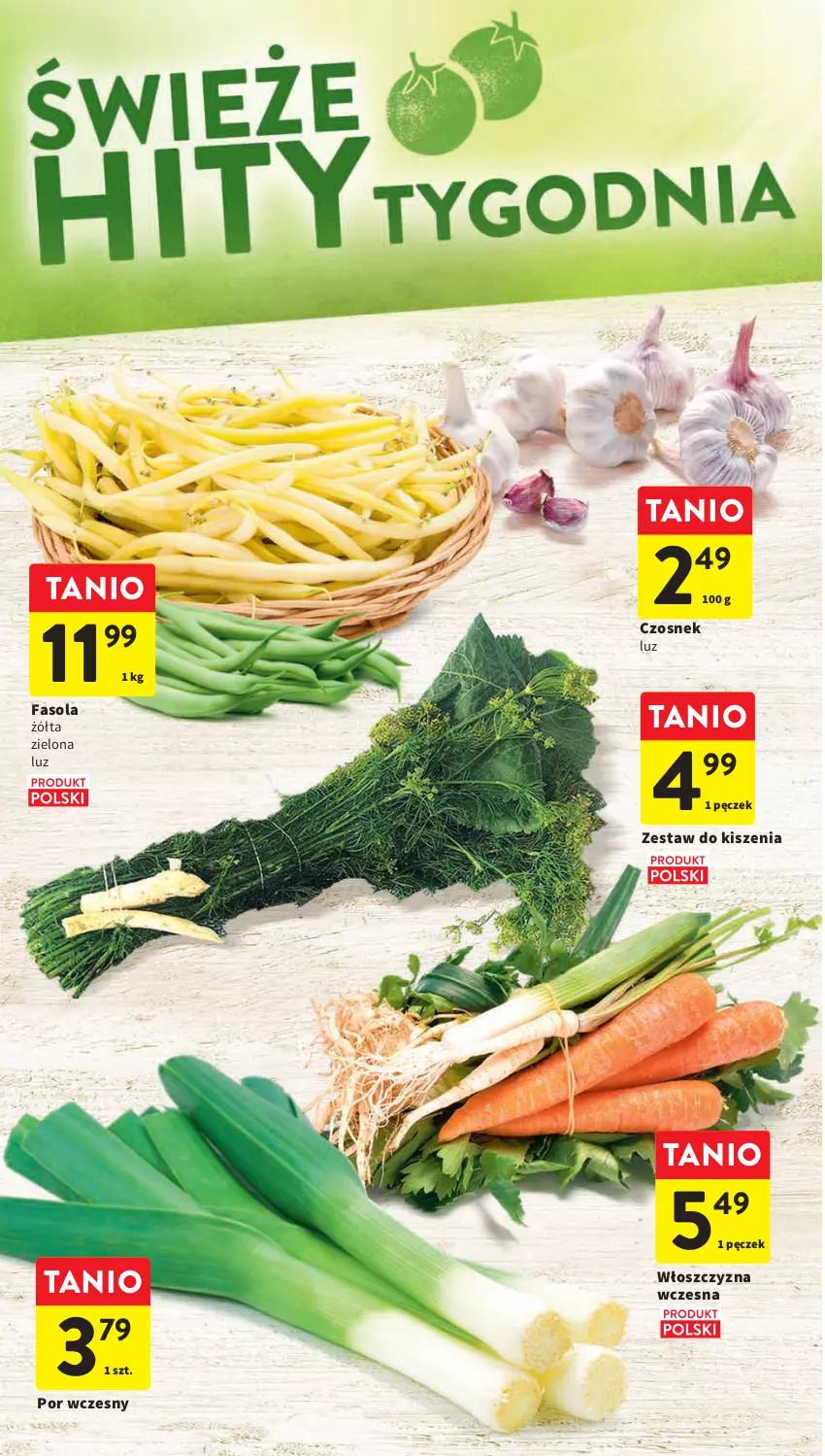 Gazetka promocyjna Intermarche - Gazetka Intermarche - ważna 20.07 do 26.07.2023 - strona 16 - produkty: Czosnek, Fa, Fasola, Por