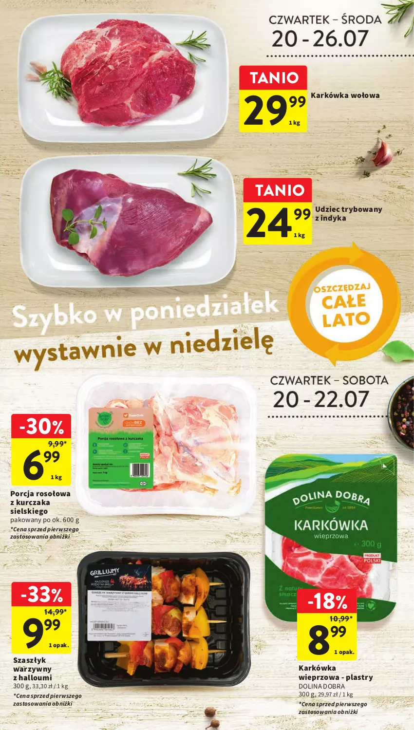 Gazetka promocyjna Intermarche - Gazetka Intermarche - ważna 20.07 do 26.07.2023 - strona 19 - produkty: Karkówka wieprzowa, Kurczak, Por