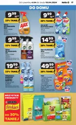 Gazetka promocyjna Netto - Artykuły spożywcze - Gazetka - ważna od 10.04 do 10.04.2024 - strona 17 - produkty: Pur, Cif, Ajax, Spray do czyszczenia, Bref, Proszek do prania, Vizir, Silan, Płyn do płukania, Odświeżacz powietrza, Kapsułki do prania, Ambi Pur