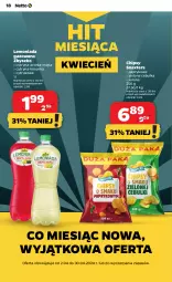 Gazetka promocyjna Netto - Artykuły spożywcze - Gazetka - ważna od 10.04 do 10.04.2024 - strona 18 - produkty: Lemoniada, Chipsy, Cień, Limonka, Aronia, Mięta