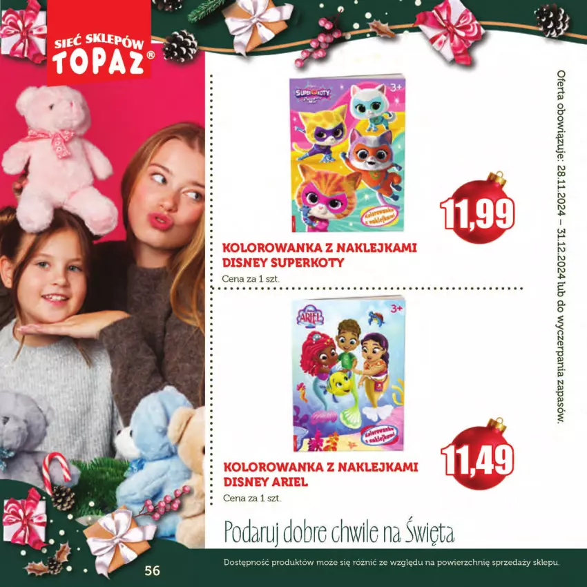 Gazetka promocyjna Topaz - Gazetka - ważna 28.11 do 31.12.2024 - strona 56